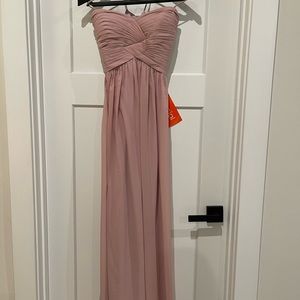 Leading Ladies Mauve bridesmaid gown